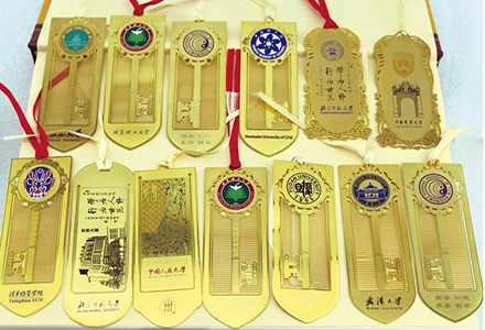 鄯水礼遇定制金属书签