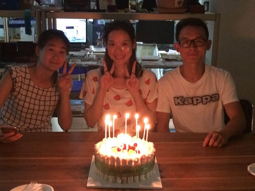 庆祝鄯水礼遇小伙伴儿生日，we are 伐木累！
