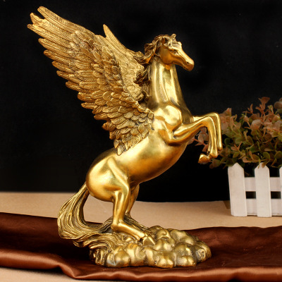 马踏飞燕金属摆件