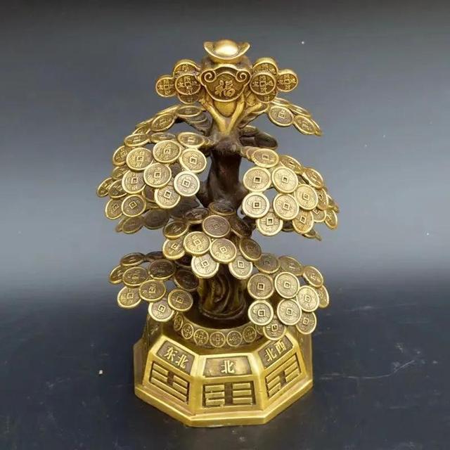 金钱树金属摆件