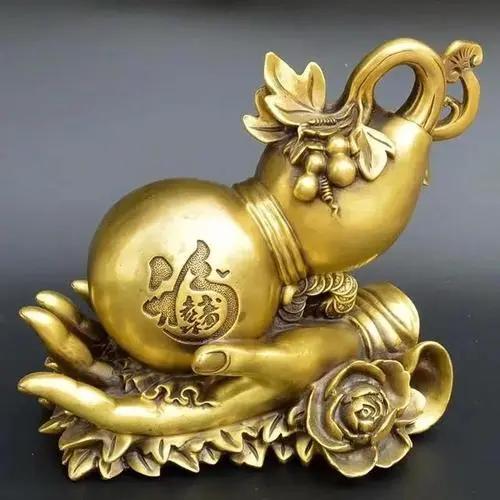 葫芦金属摆件
